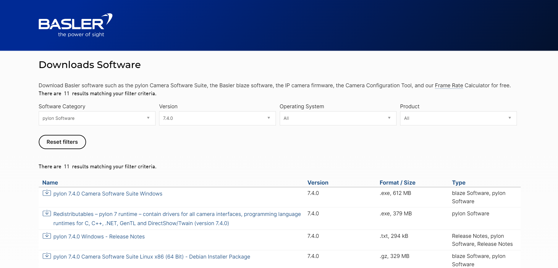 Pylon SDK Version