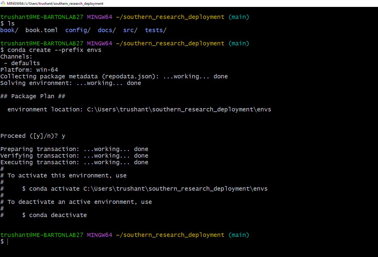 Create New Conda Environment