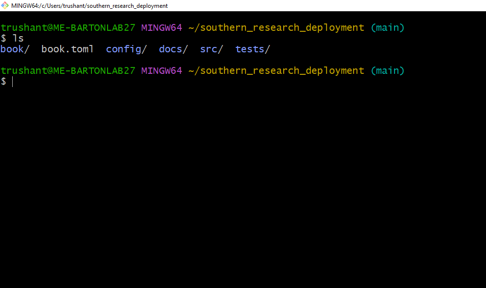 Root Directory Setup